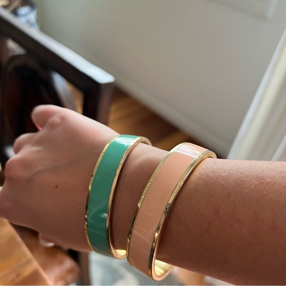 Set of 2 Anthropologie Enamel Bangles - Picture 6 of 8